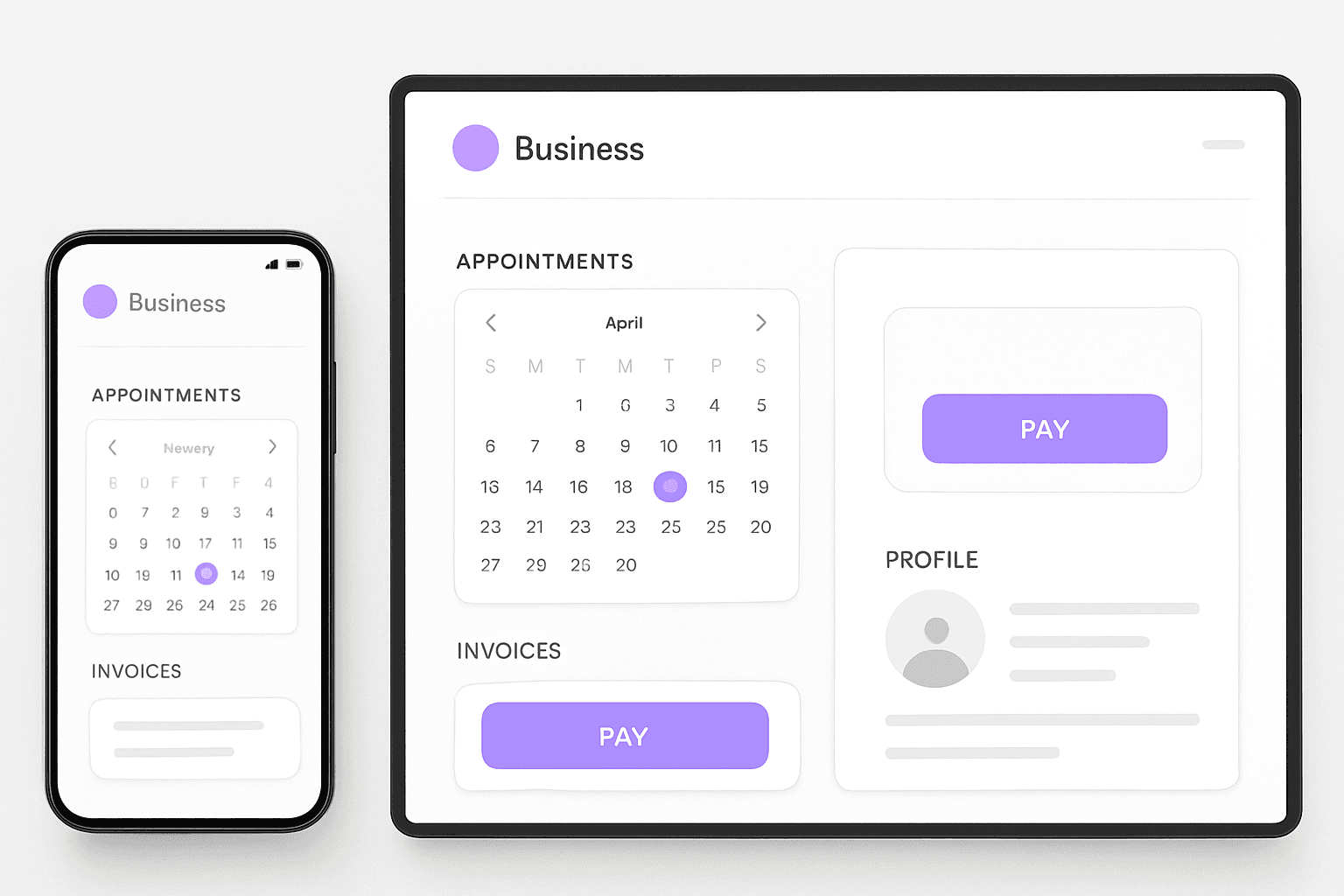 Branded client portal experience